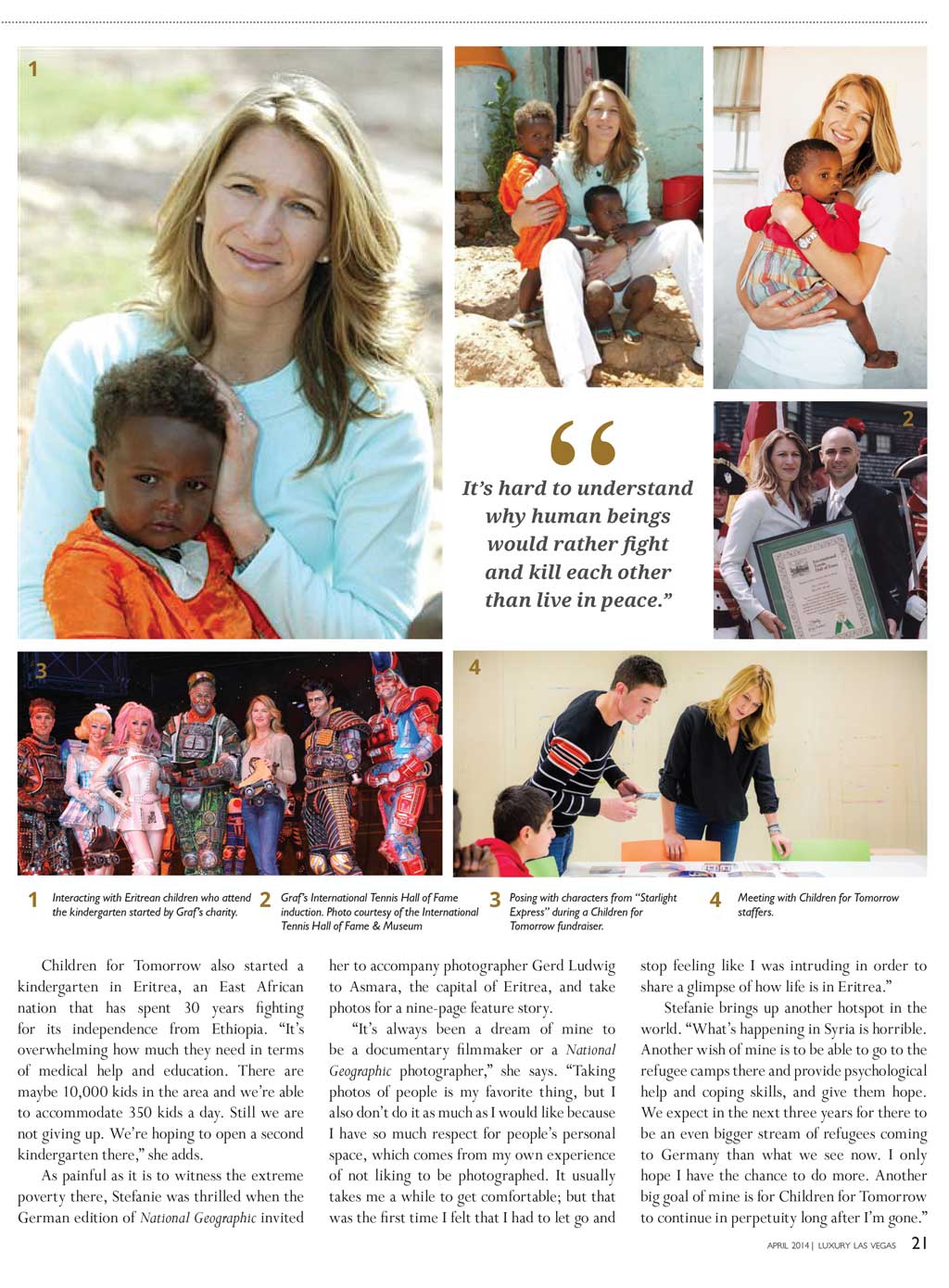 Stefanie Graf interviewed by Marsala Rypka