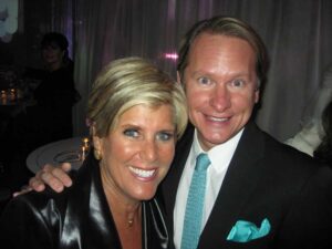 Suze Orman with Carson Kressley.