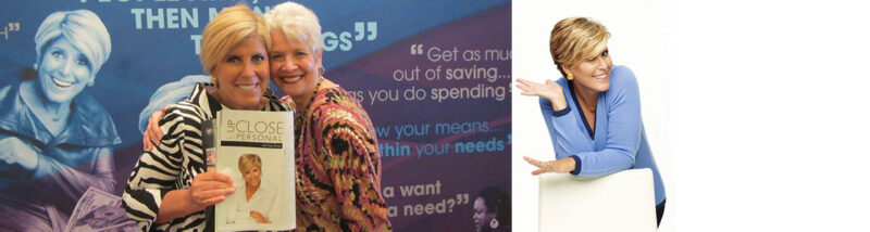 Suze Orman with Celebrity Scribe Marsala Rypka.