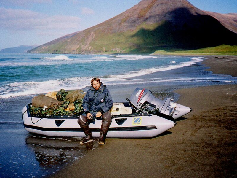 Kim on Bering Island 1997